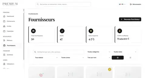 Un logiciel inédit & personnalisable pour gérer vos événements